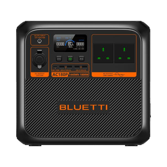 Bluetti AC180P Portable Power Station (1,440Wh / 1,800W)