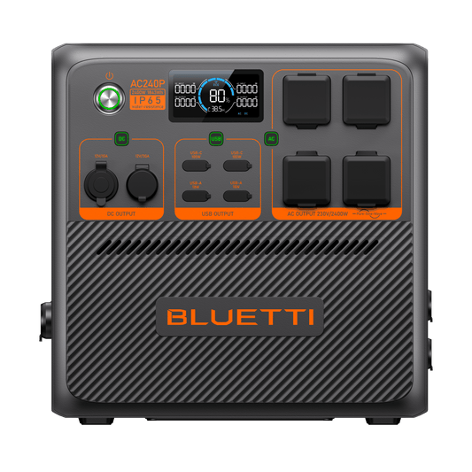 Bluetti AC240P – 2400 W / 2048 Wh Portable Power Station