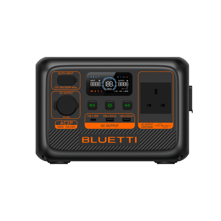 BLUETTI AC2P portable power station front view