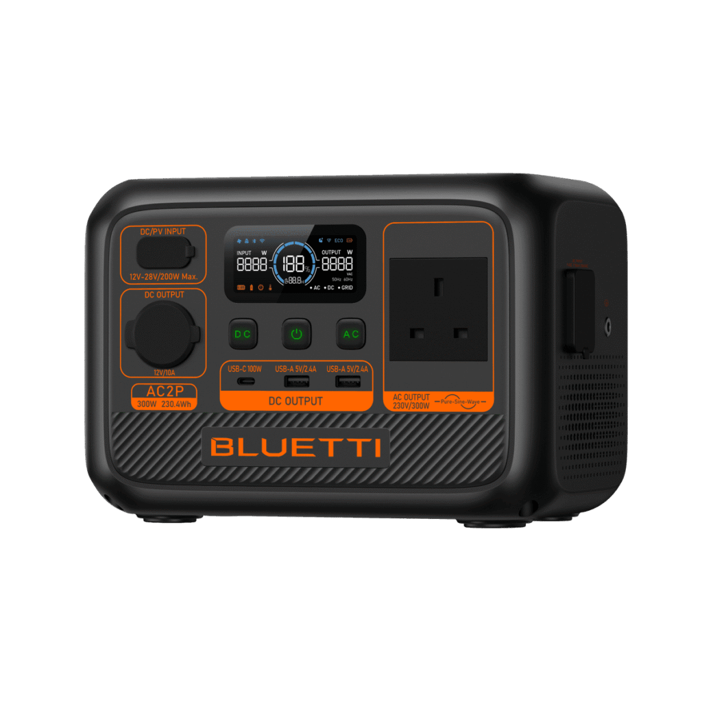 BLUETTI AC2P portable power station front view