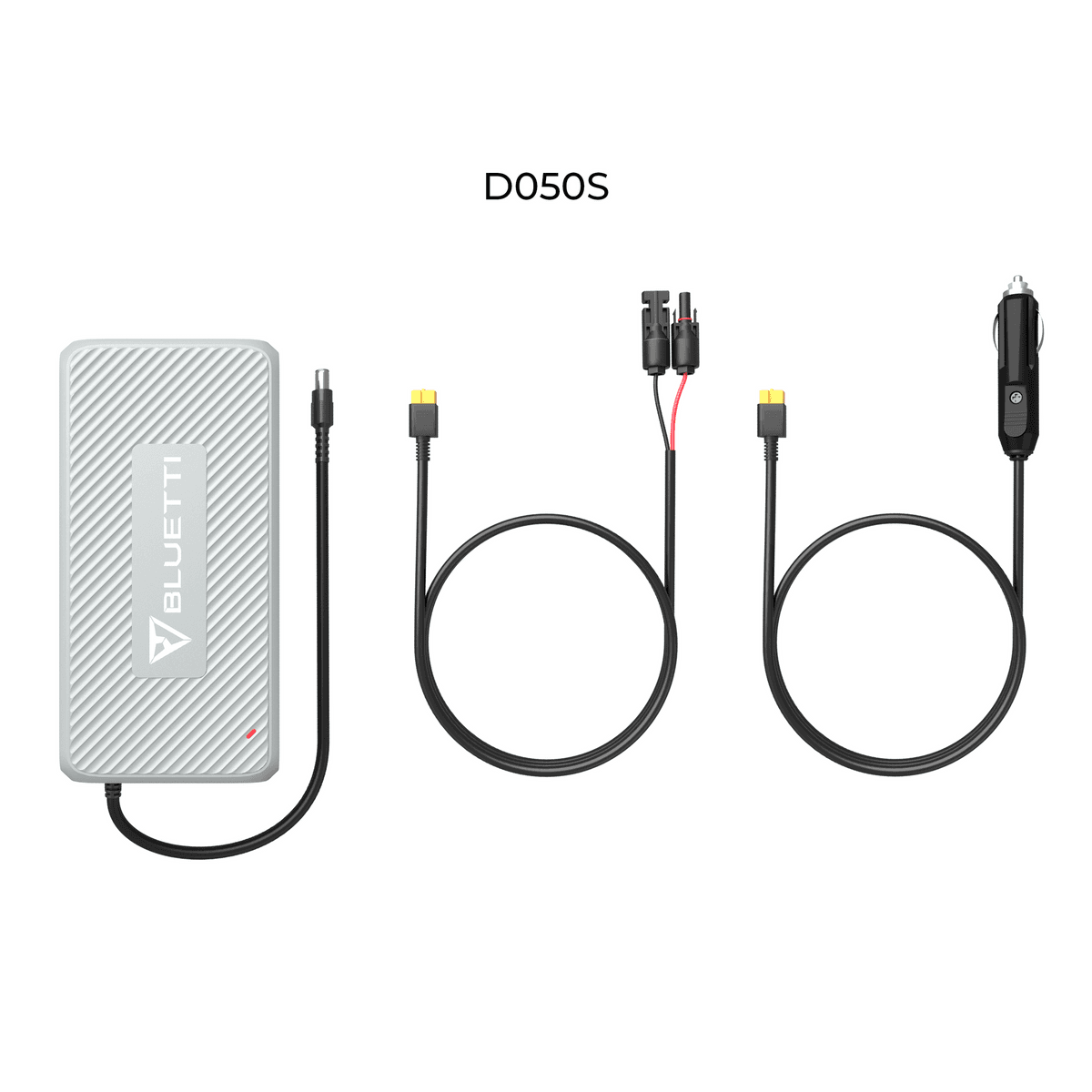 BLUETTI D050S DC charging enhancer with cables