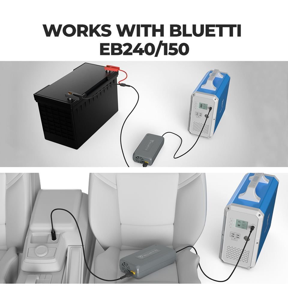 BLUETTI D050S connection examples for EB240 and EB150