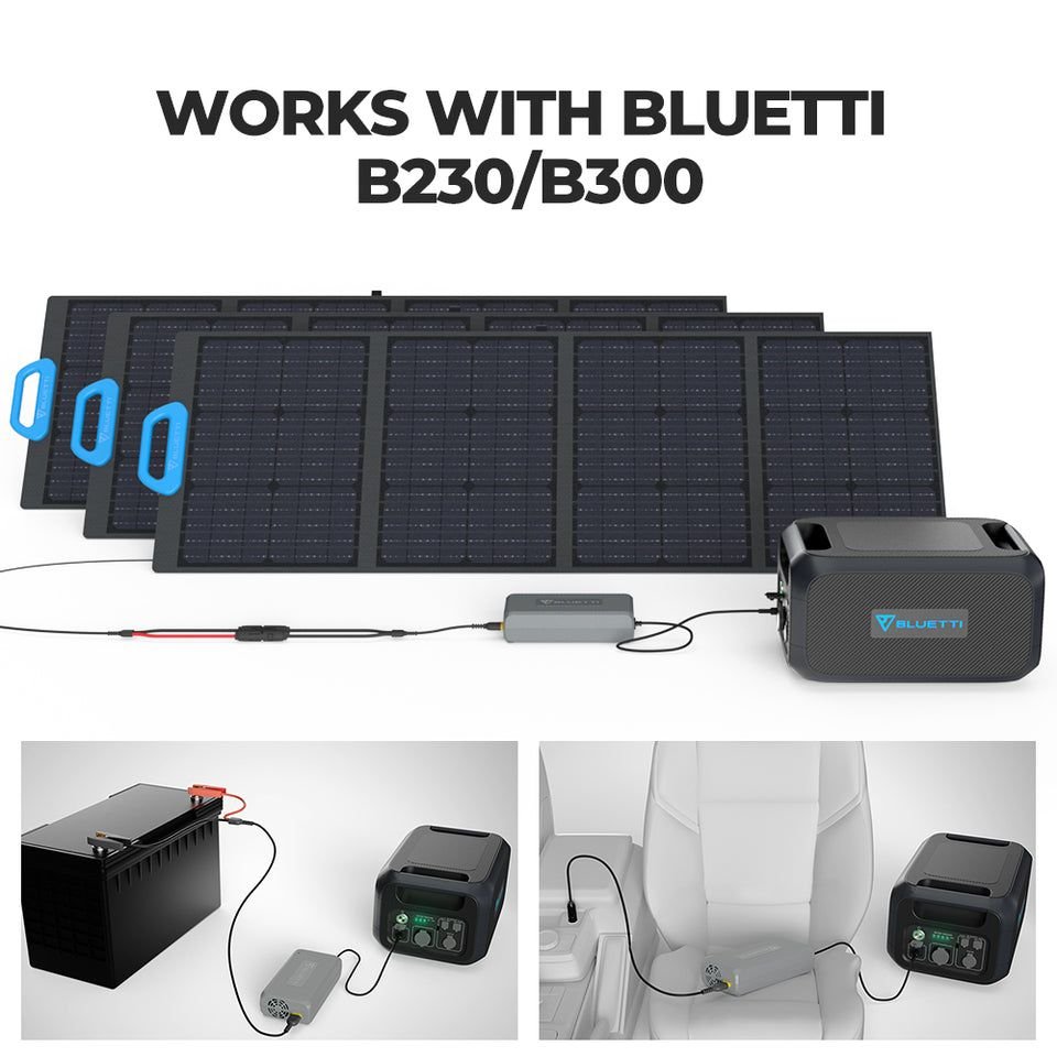 BLUETTI D050S connection examples for B230 and B300