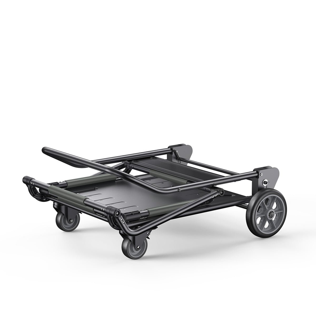 BLUETTI folding trolley cart folded flat