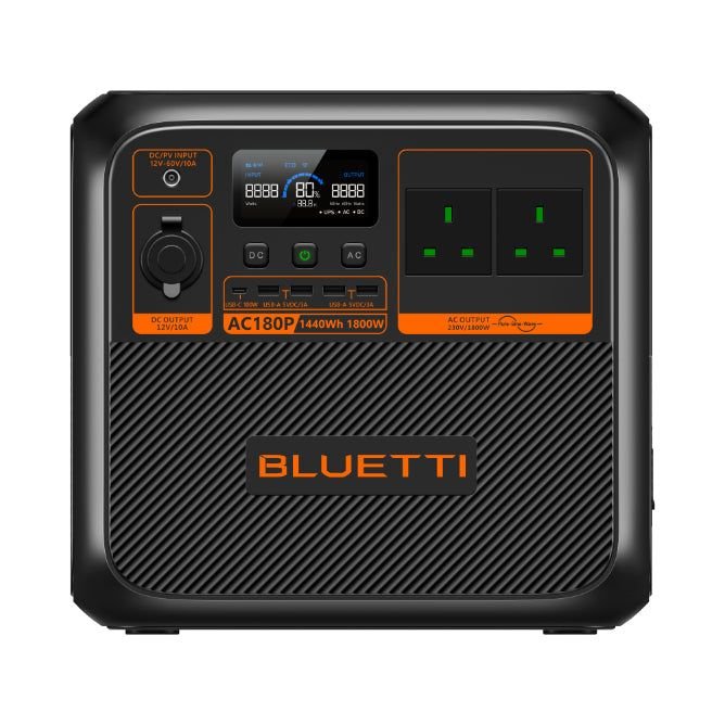 BLUETTI AC180P – 1800W Home Backup Power Station for UK Power Cuts - Image 2