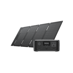 EcoFlow RIVER 3 UPS + 45W Portable Solar Panel Type-C