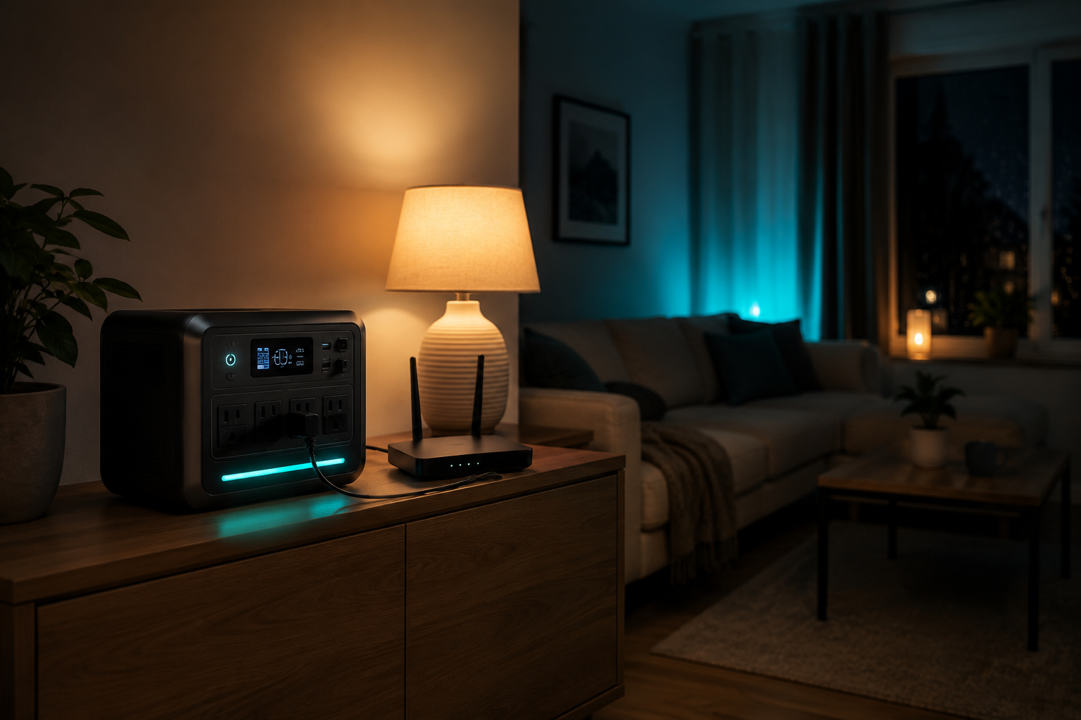 Portable power station vs generator UK home backup setup during a power cut