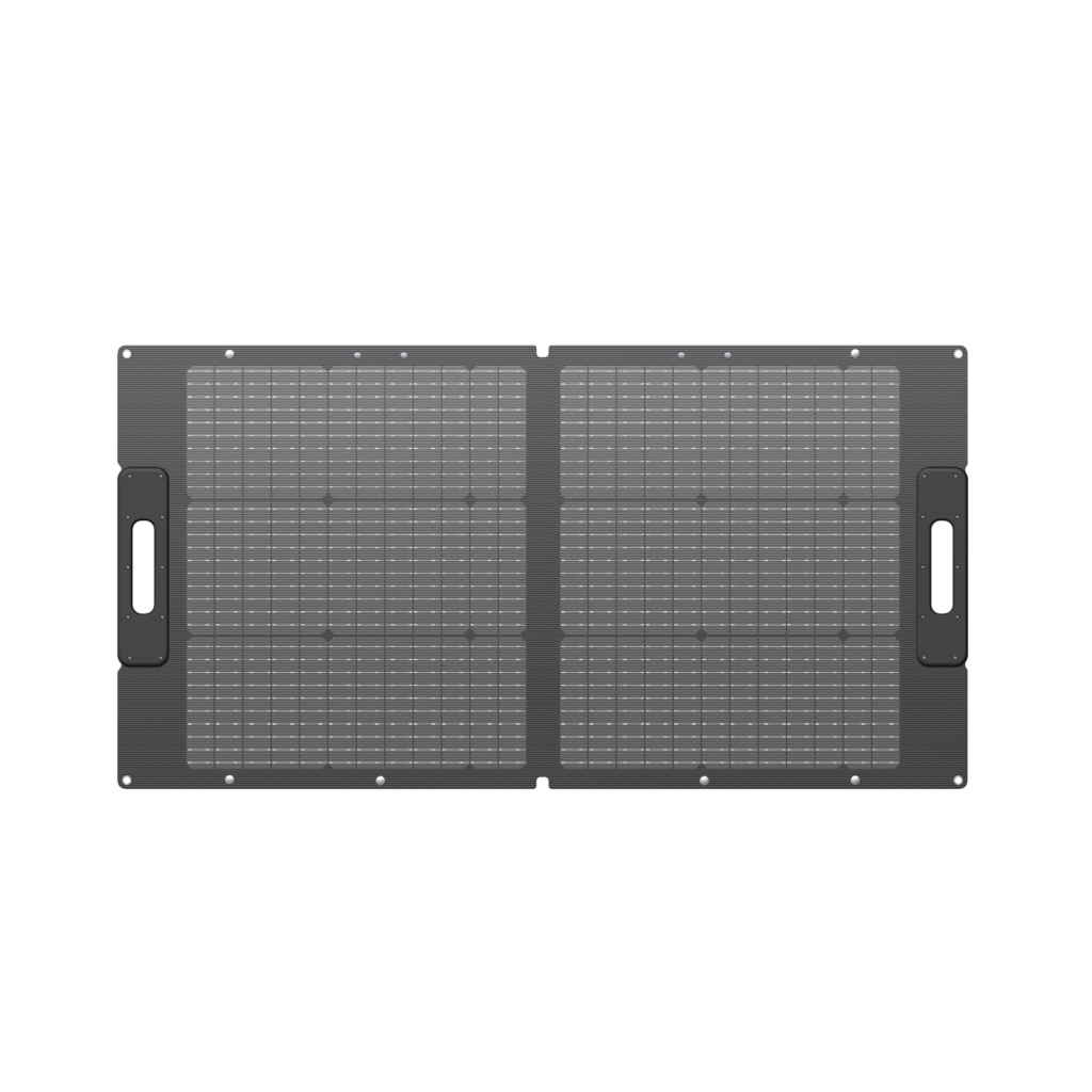 BLUETTI 100W portable solar panel angled view