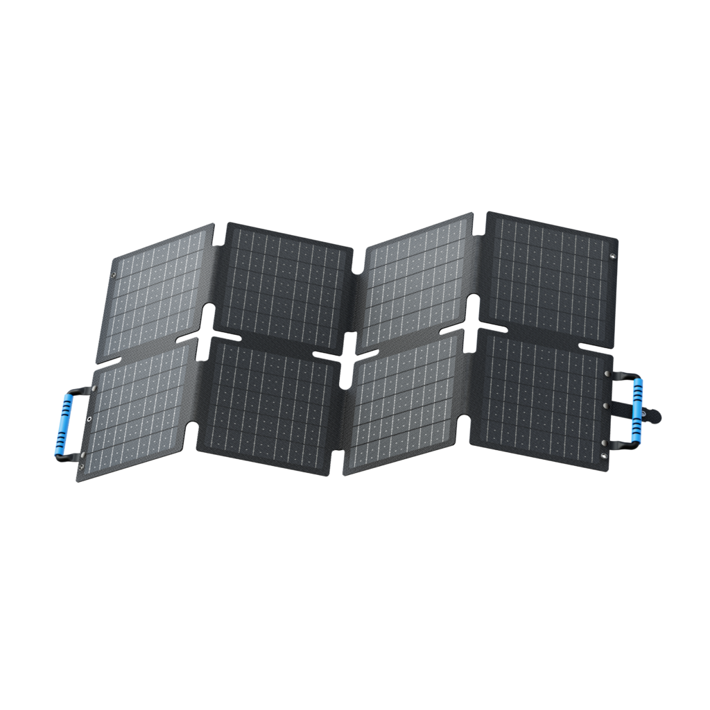 BLUETTI 60W portable solar panel folded view