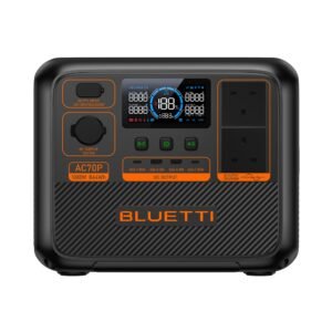 BLUETTI AC70P portable power station front view