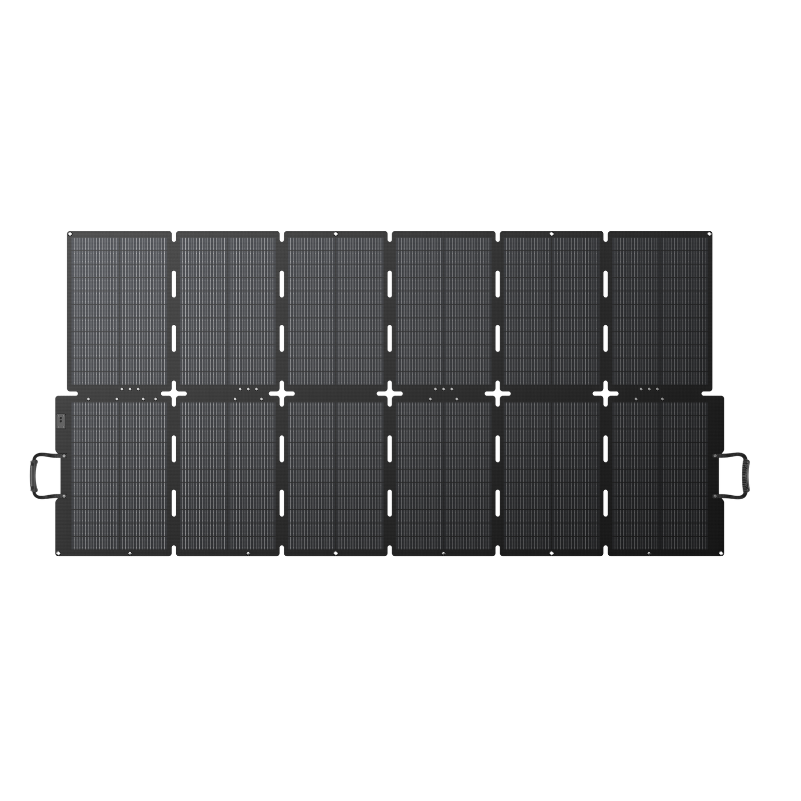 BLUETTI SORA 500 portable solar panel angled view