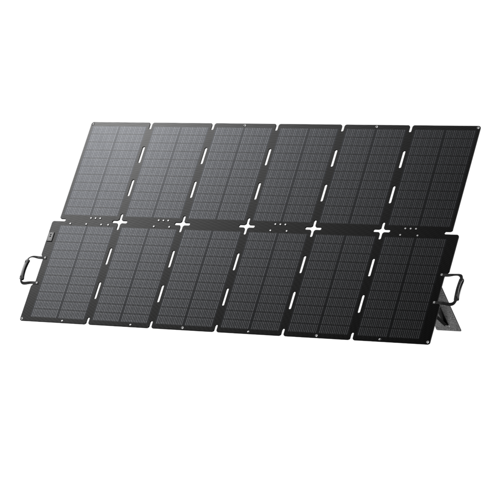 BLUETTI SORA 500 portable solar panel folded view