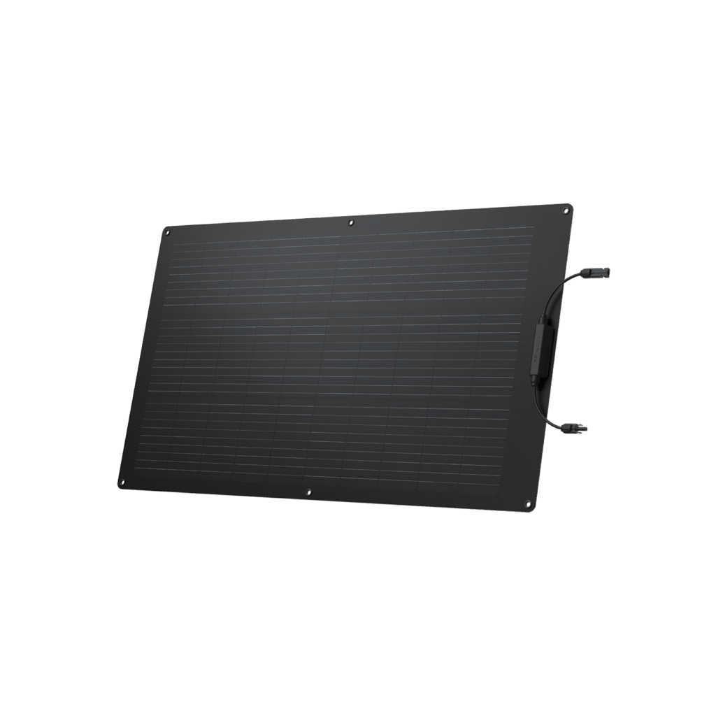 EcoFlow 100W flexible solar panel side view