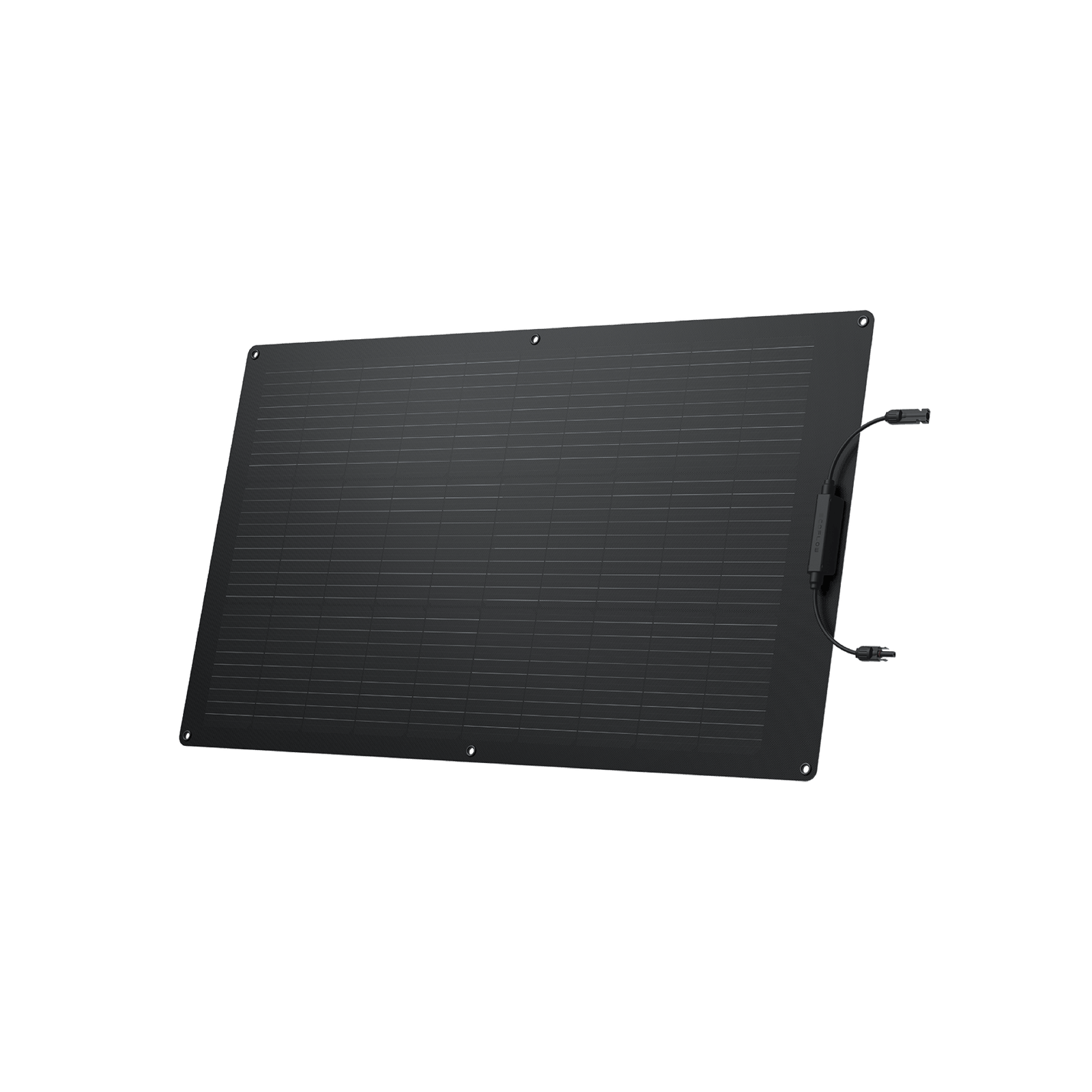 EcoFlow 100W flexible solar panel side view