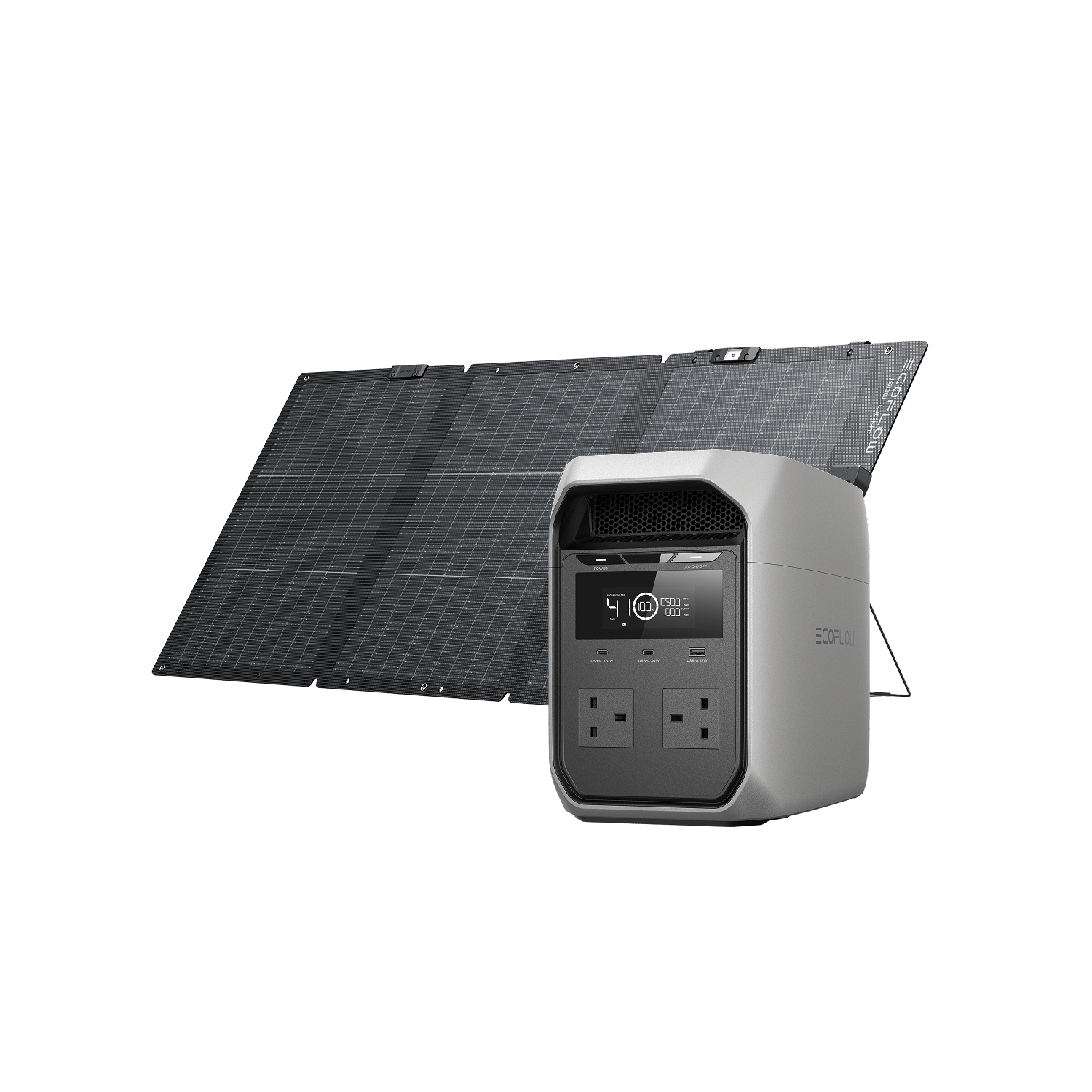 EcoFlow DELTA 3 Classic portable power station angled view
