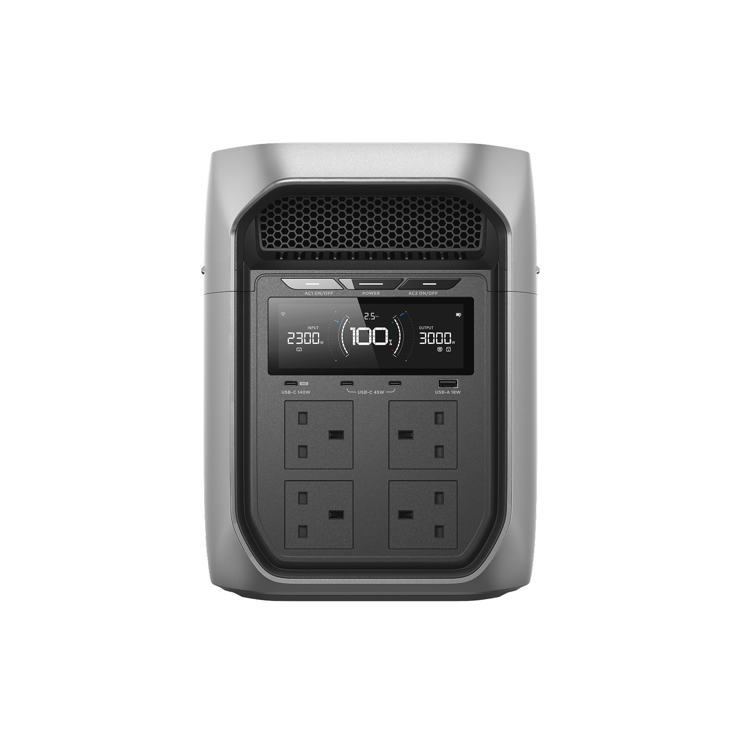 EcoFlow DELTA 3 Max portable power station angled view