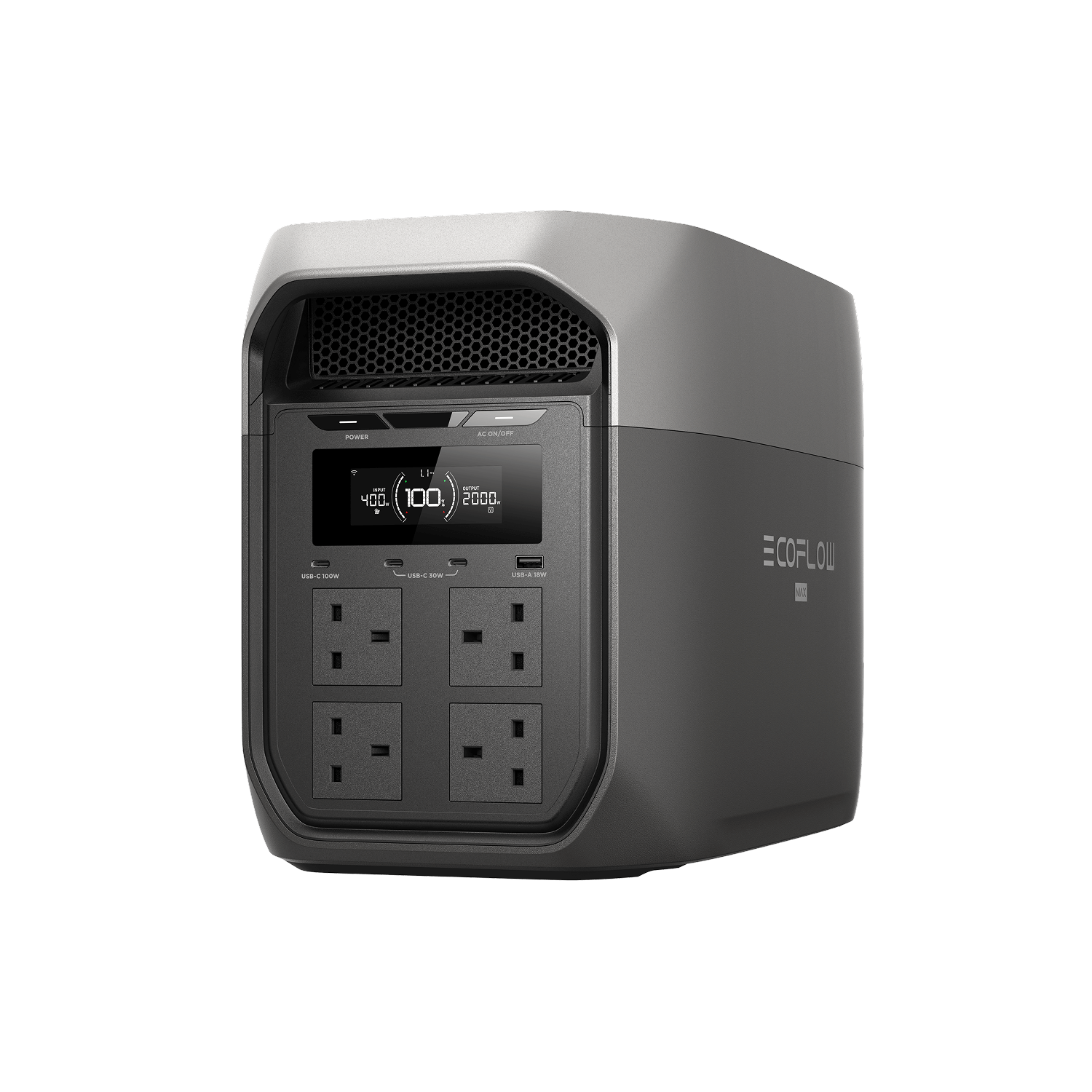 EcoFlow DELTA 3 Max portable power station front view