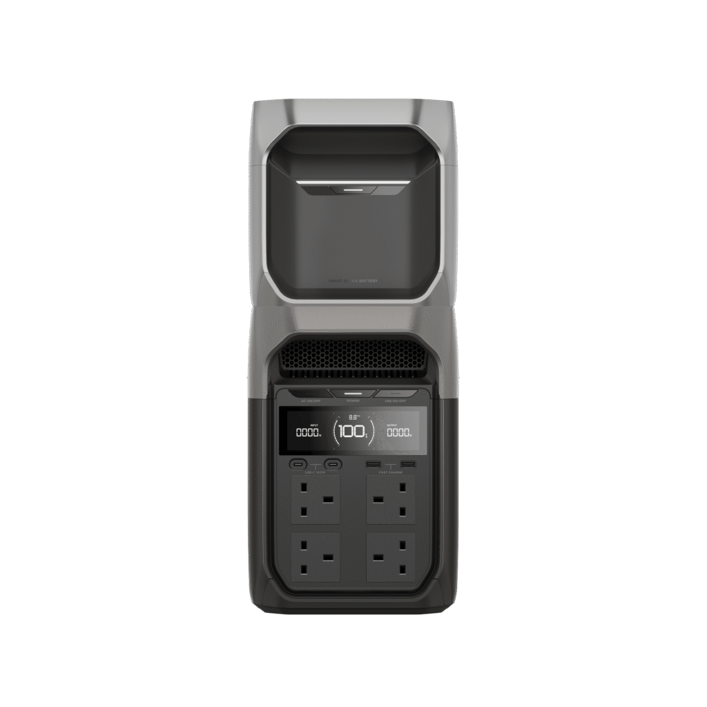 EcoFlow DELTA 3 portable power station display view