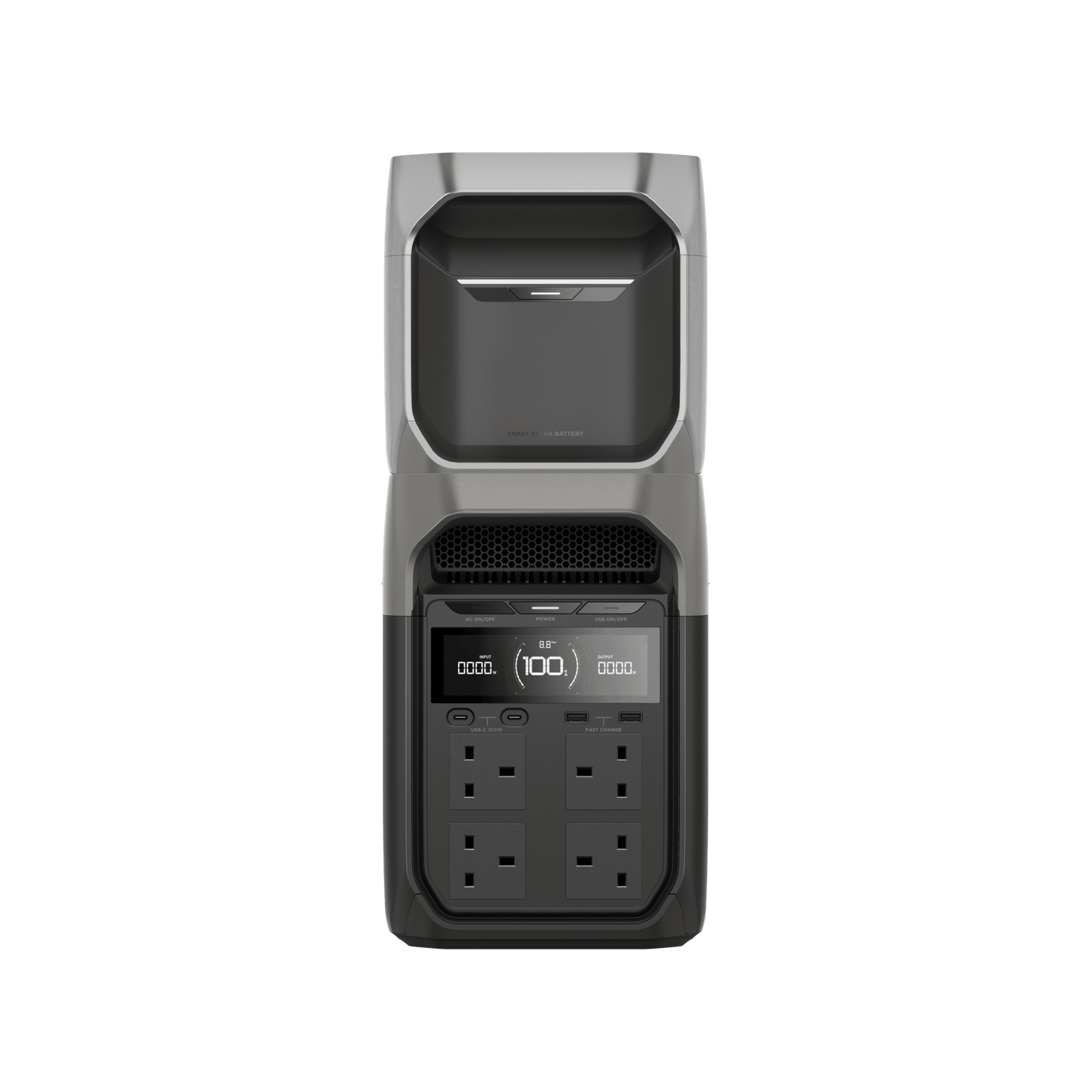 EcoFlow DELTA 3 Smart Extra Battery angled view